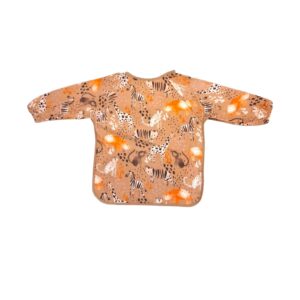 Babyslab met Mouwen – Fluweel – Dierendesign – Bruin