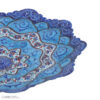 Decoratieve Koperen Plaat met Perzische Minakari Geschilderde Emaille voor Tafeldecoratie