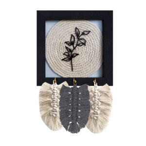 Decoratieve & Handgemaakte Wand Sleutelhouder Model Macramé