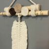 Decoratieve & Handgemaakte Wand Sleutelhouder met Macramé Ontwerp