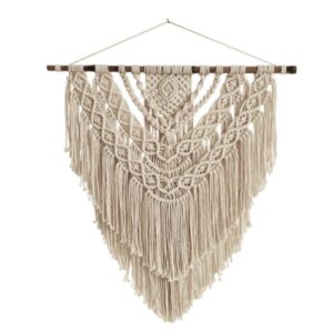 Decoratieve Macramé Wandtapijt Kunst Model Honey