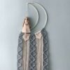 Decoratieve Macramé Wandtapijt Kunst Model Maan