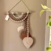 Decoratieve Macramé Wandtapijt Kunst Model Lente