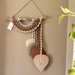 Decoratieve Macramé Wandtapijt Kunst Model Lente