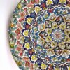 Decoratieve Keramische Plaat met Perzische Minakari Emaille voor Muur en Tafel Decoratie