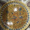Decoratieve Keramische Dienblad in Vogels & Bloemen Ontwerp Handgemaakt & Handgeschilderd