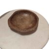 Decoratieve Houten Kom Handgesneden Gemaakt van Walnoothout