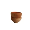 Decoratieve Houten Kom Rustiek & Minimalistisch Set van 2 Gemaakt van Natuurlijk Hout