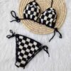 Delicaat Handgemaakt Gehaakt Bikini Set Bh & String voor Vrouwen