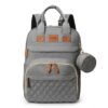 Omschakelbare Luiertas & Babybed – Grijs Zeildoek