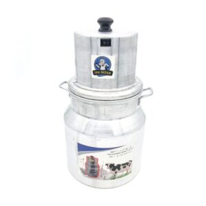 Elektrische Boterkarn 10 Liter – Zilver