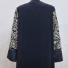 Elegante abaya met geborduurde mouwen