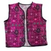 Geborduurd Vest met Geometrisch Ontwerp voor Vrouwen