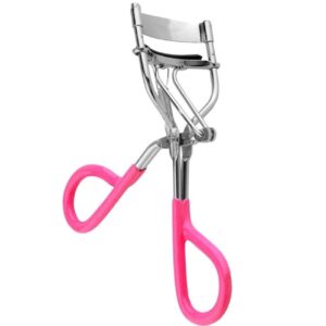 Wimperkruller met Veermechanisme – Roze RVS