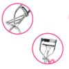 Wimperkruller met Veermechanisme – Roze RVS
