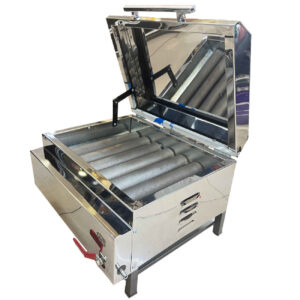 Gas Kebab Grill Brander – RVS Gesloten Stijl (7 Branders)