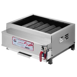 Gas en Houtskool Kebab Grill Brander – Negin Raad