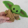 Amigurumi Gehaakte Knuffel Grogu – Baby Yoda Knuffelspeelgoed
