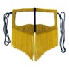 Handgemaakt Battoulah Masker – Geel met Ketting