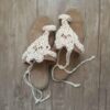 Handgemaakte Boho Macramé Sandalen – Wit