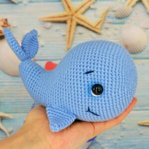 Amigurumi Gehaakte Walvis Knuffeldier voor Kinderen