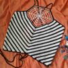 Handgehaakte Crop Top met Uniek Spinrag Ontwerp