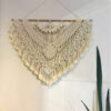 Woondecoratie Macramé Wandkleed – Cream Model Stro