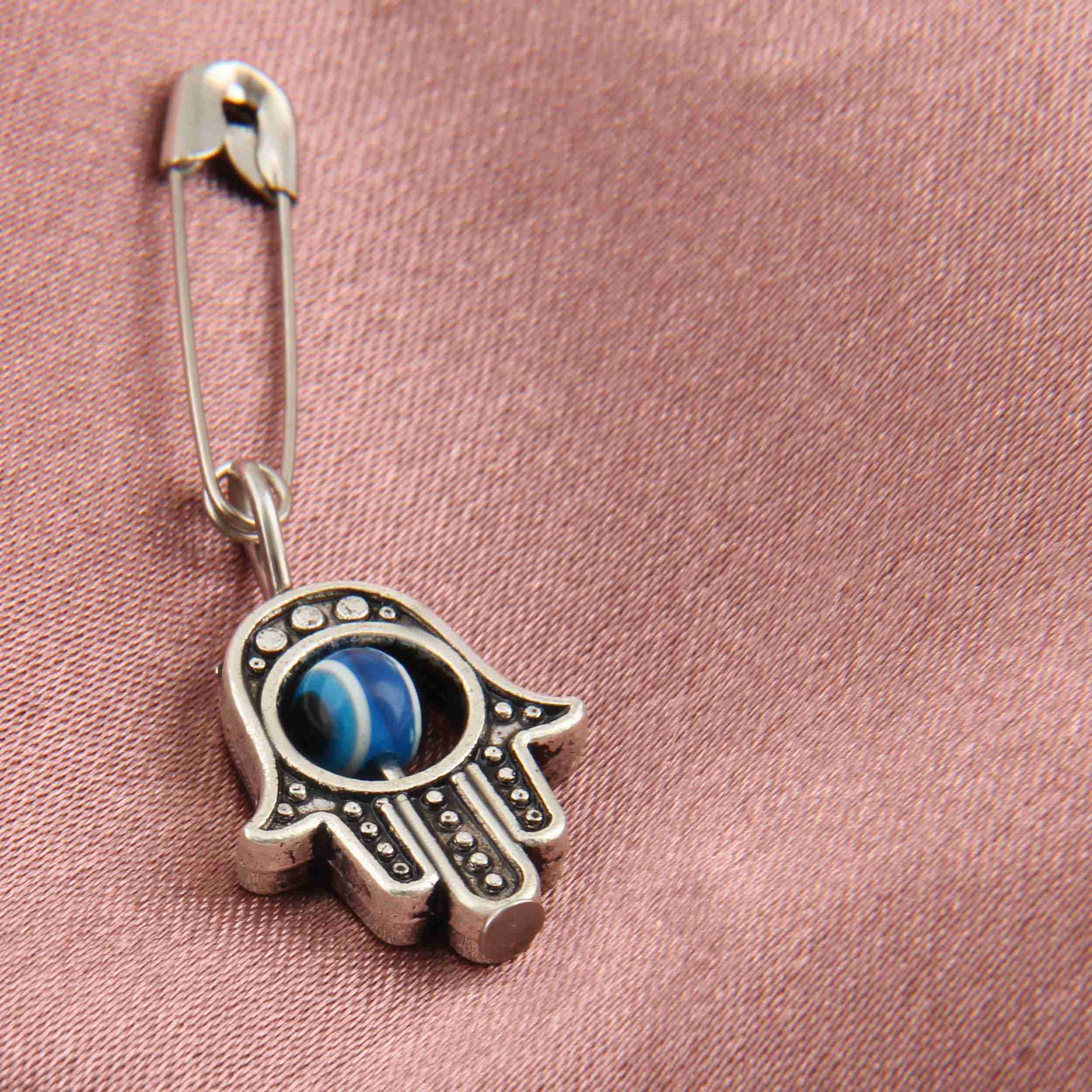 Hypoallergene Veiligheidsspeld Broche voor Vrouwen – Boze Oog Ontwerp
