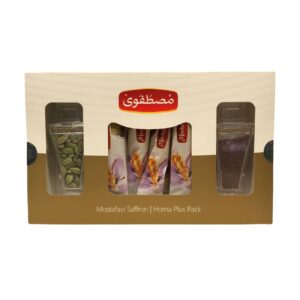 Negin Saffraan Cadeauset – 3g met Nabat suiker & vijzel – Puur & Authentiek