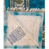 Iraans Tafelkleed Blokdruk Ghalamkari Isfahan Paisley Blauw 4-Persoons