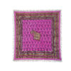 Iraans Tafelkleed Blokdruk Ghalamkari Isfahan Paisley Roze 4-Persoons