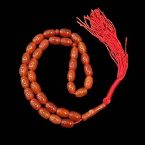 Islamitische Agaatkralen Tasbih met 33 Gebedskralen