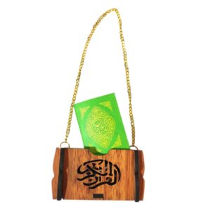 Islamitische Auto Achteruitkijkspiegel Hanger met Zakje 4 Qul Soera