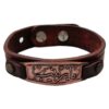 Islamitische Koperen Armband in Leer Ya Zaynab