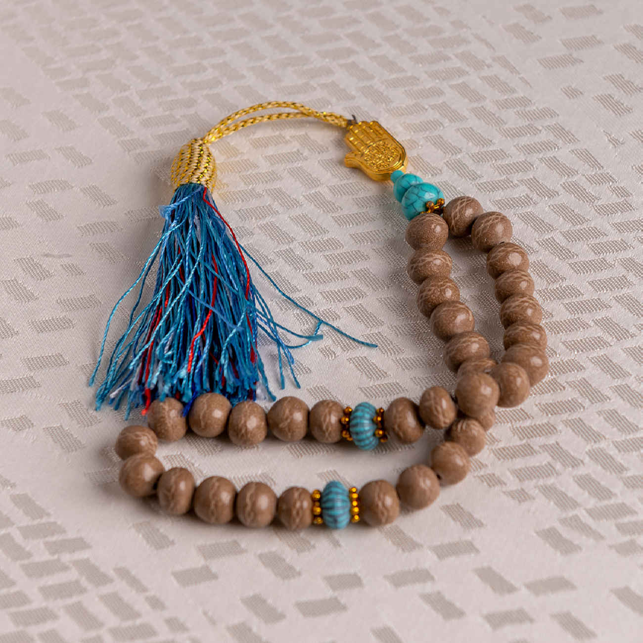 Islamitische Karbala Tasbih met Khak-e-Shifa 33 Gebedskralen voor Sjiitische Moslims