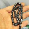 Islamitische Natuurlijke Hematiet Rozenkrans Gemaakt met 33 Gebedskralen – Muslim Tasbih