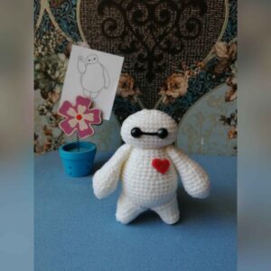 Amigurumi Gehaakte Knuffel Baymax – Zacht Knuffelspeelgoed