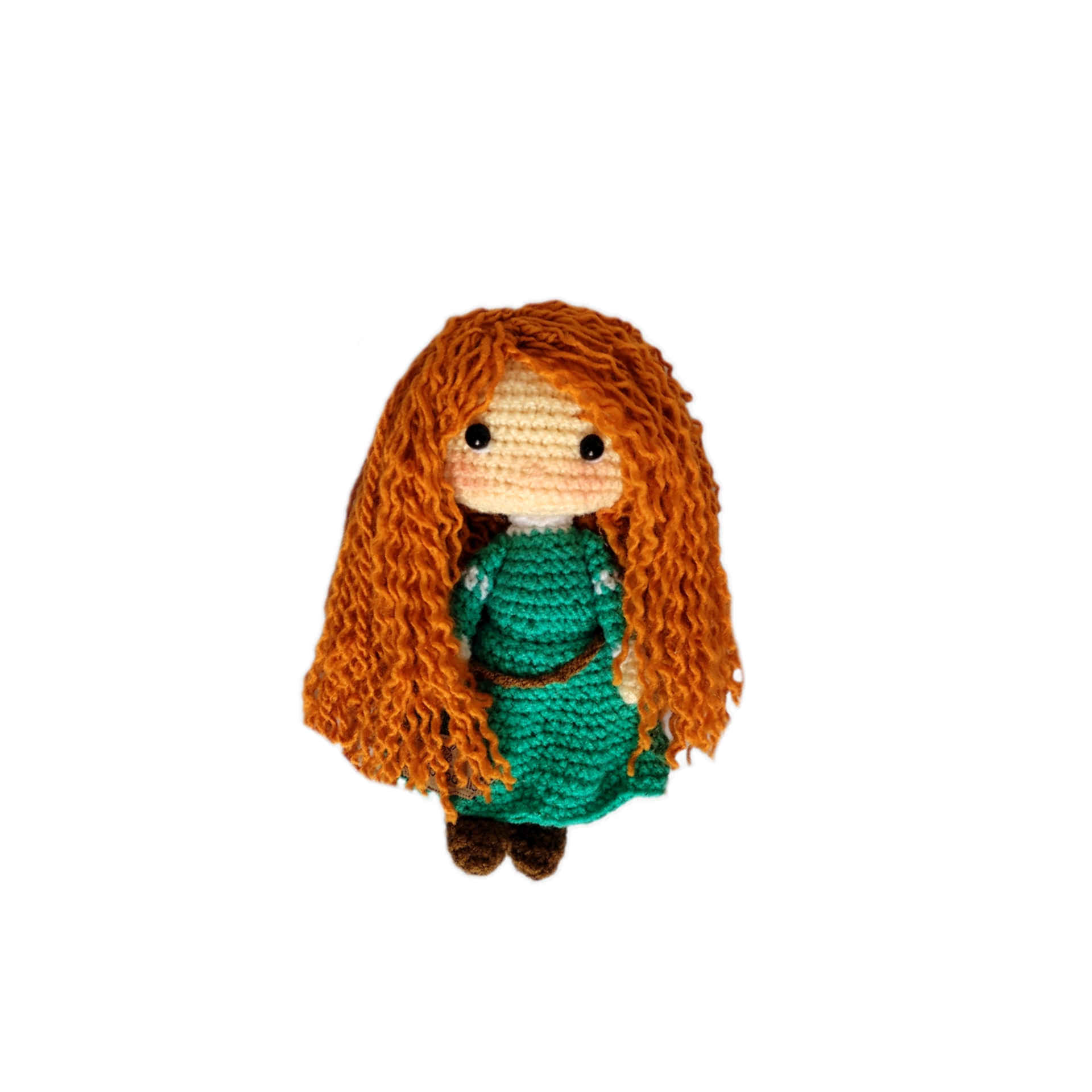 Amigurumi handgemaakte gehaakte pop Merida