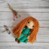 Amigurumi handgemaakte gehaakte pop Merida