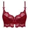 Rode Guipure Lingerieset – Bloemenmotief