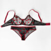 Zwarte Kanten Lingerieset – Teddy Ontwerp