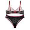 Zwarte Kanten Lingerieset – Teddy Ontwerp