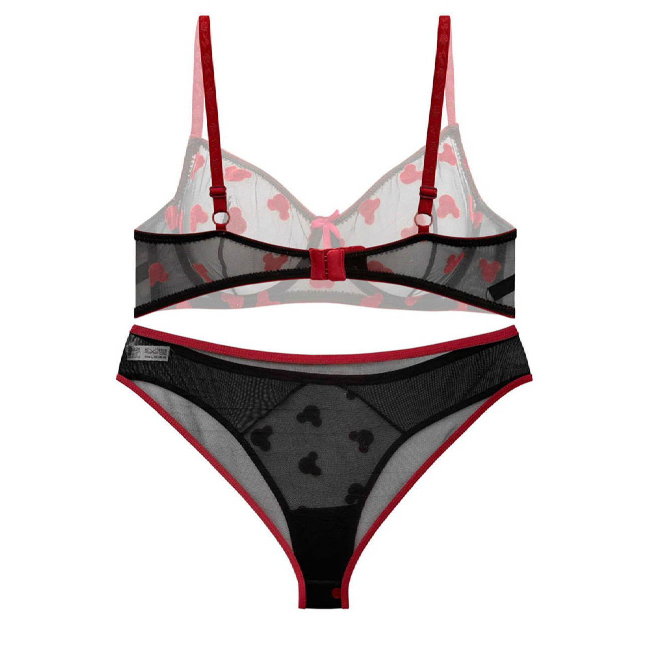 Zwarte Kanten Lingerieset – Teddy Ontwerp