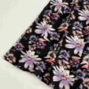 Lange Rok Model Blossom – Zwart met Bloemen