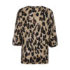 Dames Blouse met Lange Mouw in Luipaard Ontwerp
