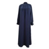 Donkerblauwe Abaya – Loszittend Design