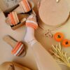 Oranje Macramé Boho Chic Slippers – Model Herfst
