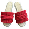 Rode Macramé Boho Chic Slippers – Model Parallel