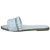 Witte Macramé Boho Chic Slippers – Model Parel