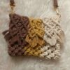 Macramé Schoudertas Handgeweven voor Vrouwen Model Blad